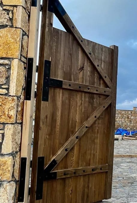 Vintage Rustic Wooden Mansion Entrance Door - Double Wing (220x300 cm) - Homeartparis production
Important Note: Free Worldwide Shipping on All Orders!