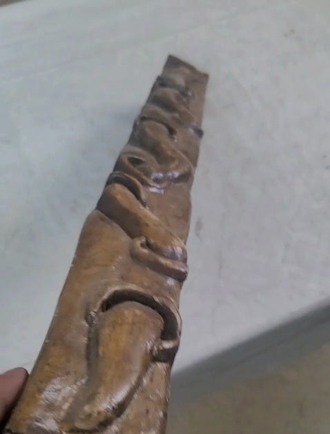 The Eternal Loop: Mythological Hand-Carved Snake Masterpiece (75 cm) - Homeartparis production