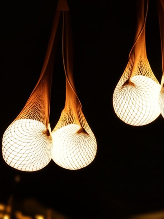 Jute Net Wrapped Globe Pendant Light Homeartparis production