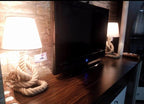Rope Lamp Handcrafted Rustic Bedside Light Homeartparis production