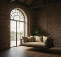 Hanging Sofa & Cabin Style Pine Wood Lounge