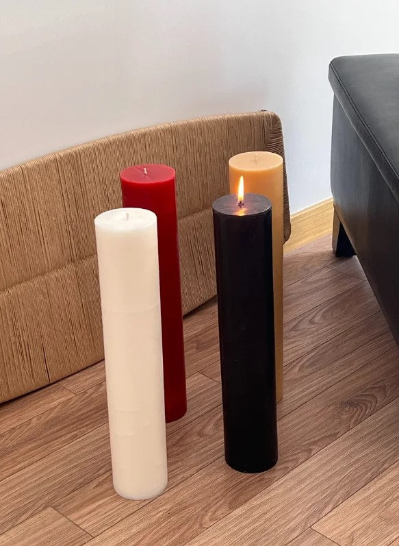 Large 100cm Pillar Candle Handmade Table Centerpiece Homeartparis production / customizable color