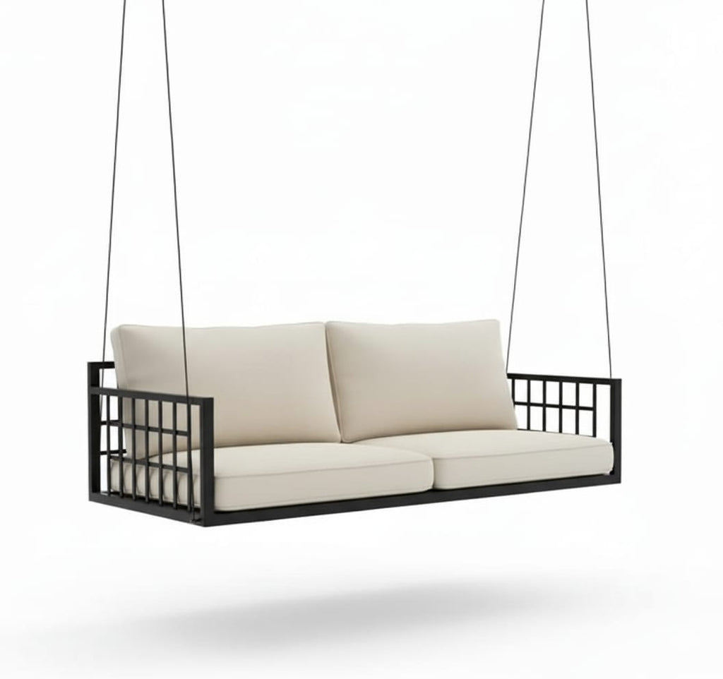 Homeartparis Handcrafted Comfortable Metal Swing Sofa Bed