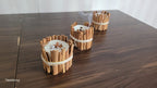 Natural Cinnamon Stick Candle , 3 pcs Handmade candle,  Rustic Table Centerpiece Homeartparis production