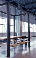 By Homeartparis 8person Swing Table  Set - 1.3 Ton Capacity Heavy-Duty Metal Frame Commercial Furniture by home art paris