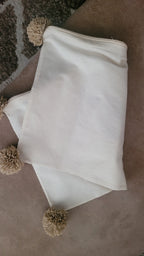 Personelized baby pillow Text  Pillow, Punch Needle Personalized Cushion Cover, Rectangular Name Pillow, Linen Decor Gift