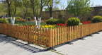 Freestanding Wood Picket Fence Panel, Portable Retail Store Barrier, Modular Event Booth Display, Customizable Pine Wood Fence Section by homeartparis