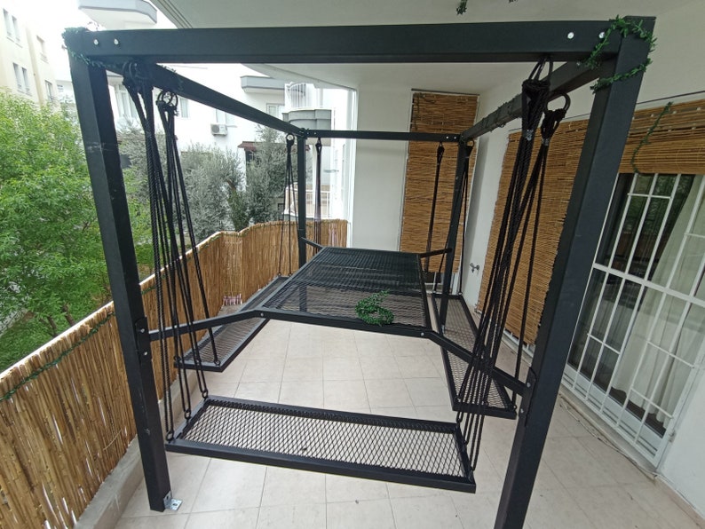 Swing Table Dining Set - 1.3 Ton Capacity Heavy-Duty Metal Frame Commercial Furniture by home art paris