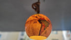 Vintage World Map Pendant Light - Handcrafted Nautical Hanging Globe Lamp with Adjustable Rope