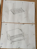 Swing Table Dining Set - 1.3 Ton Capacity Heavy-Duty Metal Frame Commercial Furniture by home art paris