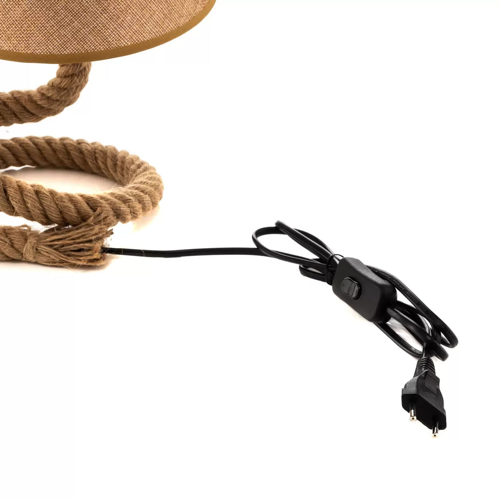 Magic Touch: Handcrafted Rustic Jute Rope Table Lamp - Homeartparis production
Important Note: Free Worldwide Shipping & Universal Electrical Compatibility!