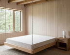 Majestic Solid Spruce Hanging Swing Bed - Heavy Duty Floating Platform Bed Frame - Homeartparis production