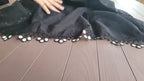 Artisanal Anatolian Heritage: Root Dyed Headscarf with Heavy Lace Embroidery - Homeartparis production