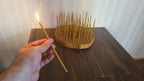 Natural Organic Beeswax Pillar Candles 35 pcs, Healing Ritual Set Homeartparis production