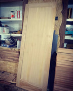 Vitage Wooden Garden Gate, Medieval Hand-Carved Chestnut Wood Double Doors with Rearing Horse Reliefs - Custom Size and Logo Options Homeartparis production