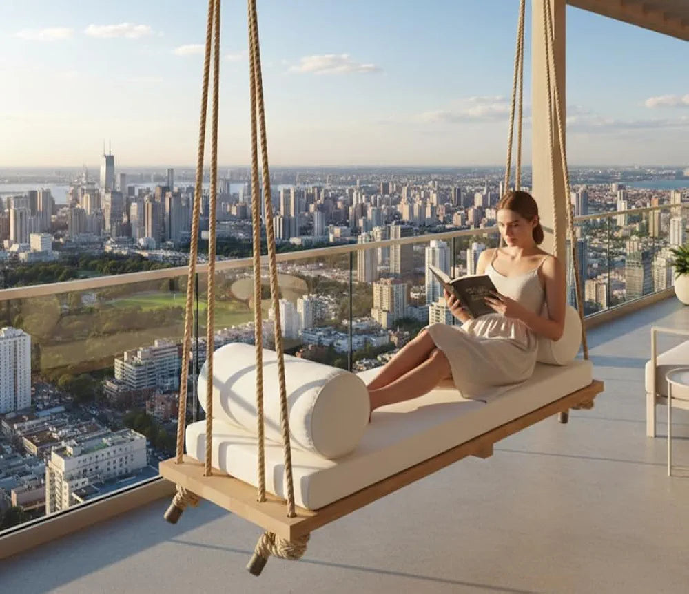 Porch swing sofa custom desing swing bed