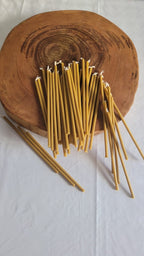 Natural Organic Beeswax Pillar Candles 35 pcs, Healing Ritual Set Homeartparis production