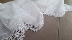 Traditional Handmade Lace Headscarf / Vintage Root Dyed Kerchief - Homeartparis production
