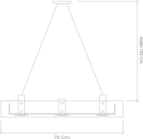 Rustic Wood LED Chandelier, Linear Light for Kitchen Island, 3-Spotlight Fixture, Minimalist Office Ceiling Lamp