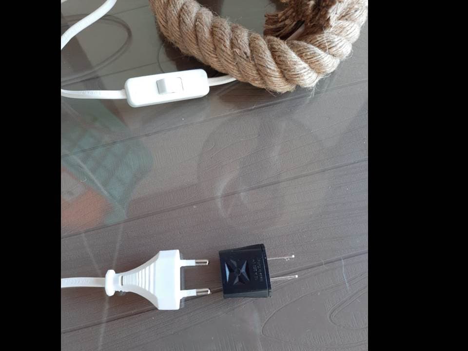 Rustic Jute Rope Table Lamp - Homeartparis production
Important Note: Free Worldwide Shipping & Universal Electrical Compatibility!