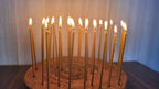 Natural Organic Beeswax Pillar Candles 35 pcs, Healing Ritual Set Homeartparis production
