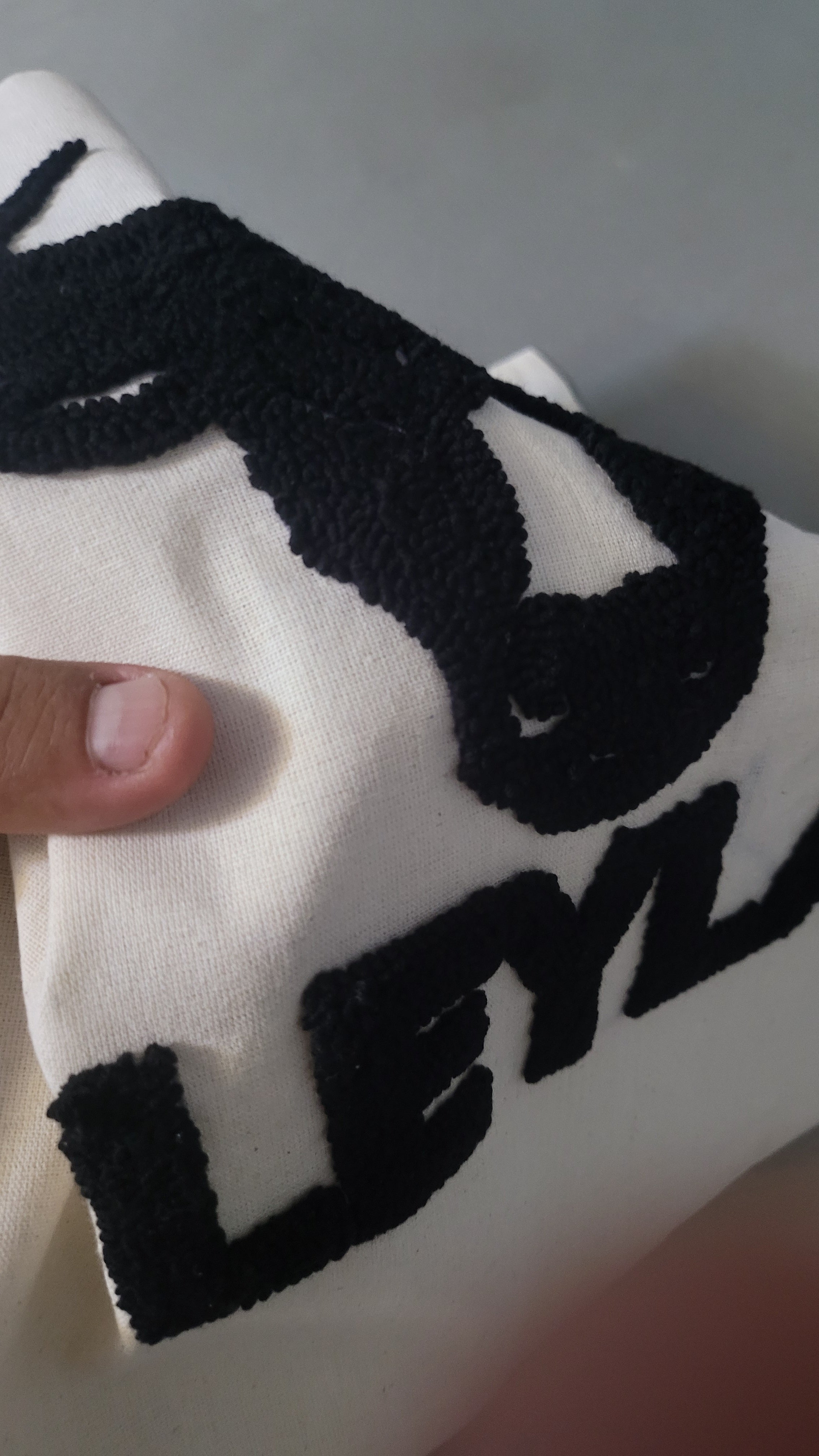 Zodiac Sign Punch Needle Pillow Case – Custom Name Linen Cushion Cover – Unique Astrology Gift