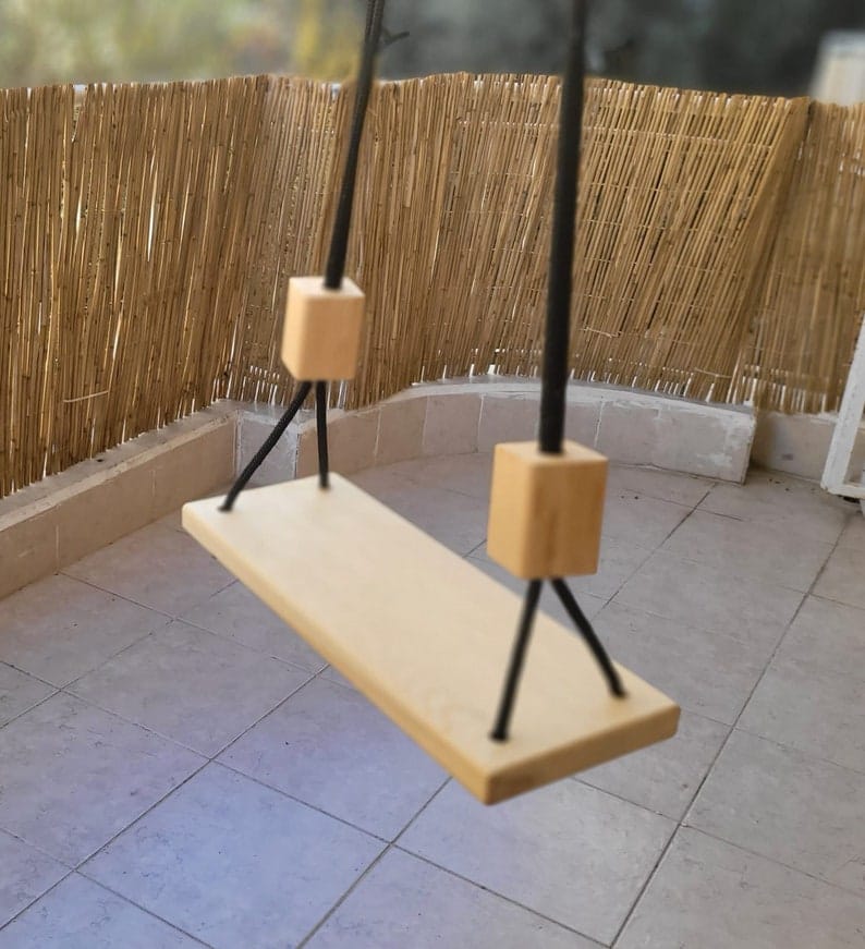 Decorative Hanging Seat, wooden swing, indoor / out door