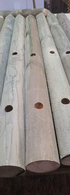 Customizable Wood and Rope Garden Fence for Beach House and Villa Homeartparis production