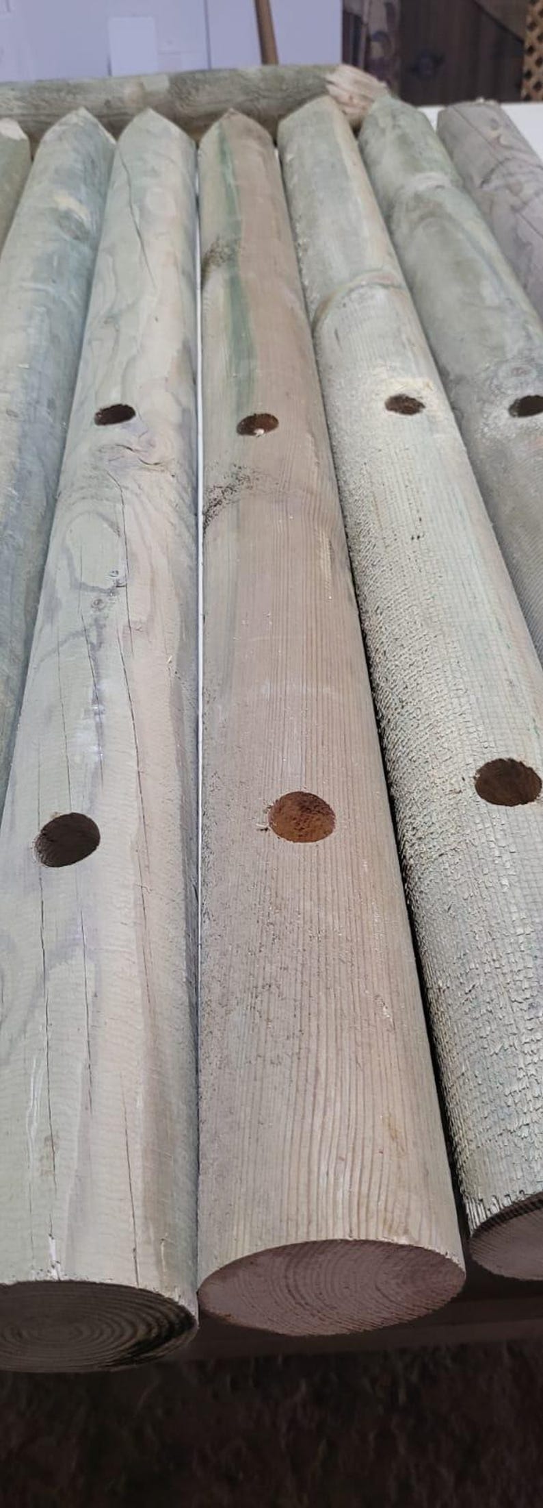 Customizable Wood and Rope Garden Fence for Beach House and Villa Homeartparis production