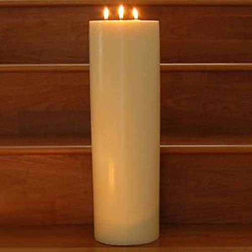 Set of 3 Majestic Tall Pillar Candles - Luxury Floor Candles - Homeartparis production