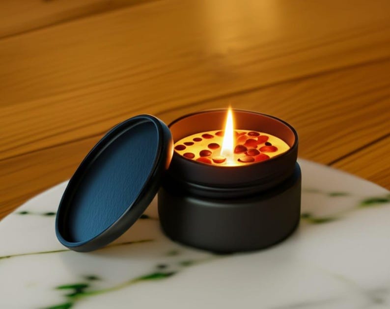 homeartparis Real Coffee Bean and Wood Wick Scented Jar Candle Homeartparis production