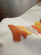 baby pillow Text  Pillow, Punch Needle Personalized Cushion Cover, Rectangular Name Pillow, Linen Decor Gift