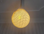 Jute Net Wrapped Globe Pendant Light Homeartparis production