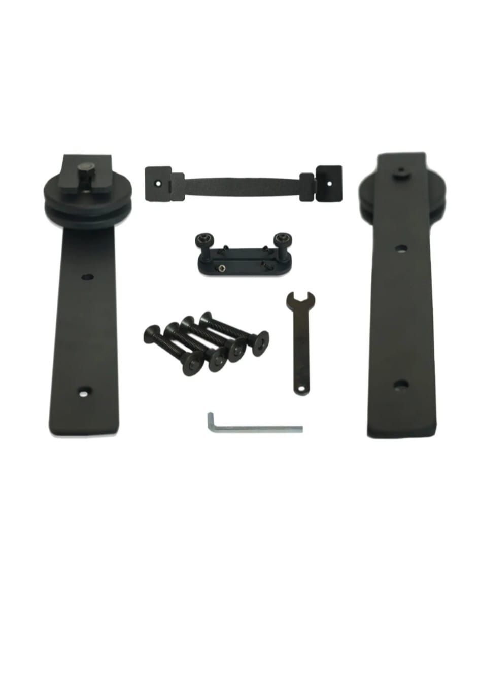 Solid Wood Sliding Barn Door - Custom Artisanal Interior Door with Hardware - Homeartparis production