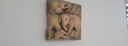 Serengeti Wind: Hand-Carved Wooden Elephant Family - Homeartparis production