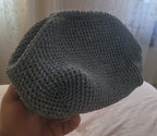 The Homeartparis Sparkly Grey Crochet Clutch - Handmade Silver Glitter Evening Bag by Seval Özsoy - Luxury Party Purse with Metal Frame - Elegant Occasion Gift