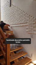Handmade Decorative Paintable Bricks - Set of 100