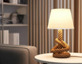 Rope lamp, decorative bedside lamp , rustic office lamps