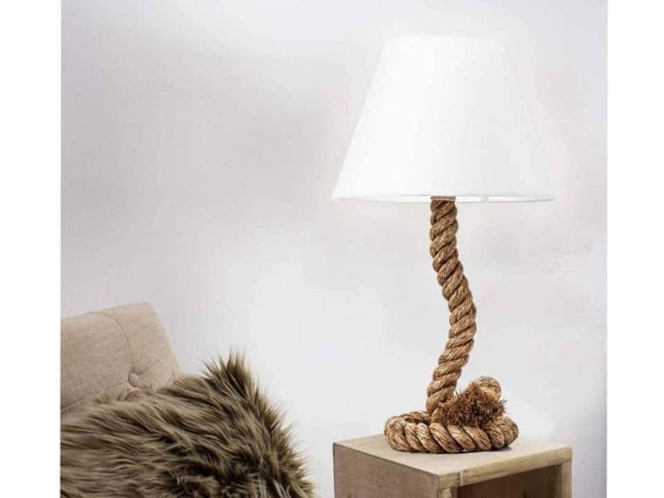 Rustic Jute Rope Table Lamp - Homeartparis production
Important Note: Free Worldwide Shipping & Universal Electrical Compatibility!