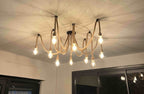 Rope Chandelier Scandinavian Multi Pendant Spider Light Homeartparis production