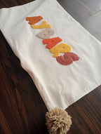 baby pillow Text  Pillow, Punch Needle Personalized Cushion Cover, Rectangular Name Pillow, Linen Decor Gift