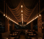 Custom large rustic rope chandelier, by homeartparis