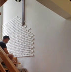 Handmade Decorative Paintable Bricks - Set of 100