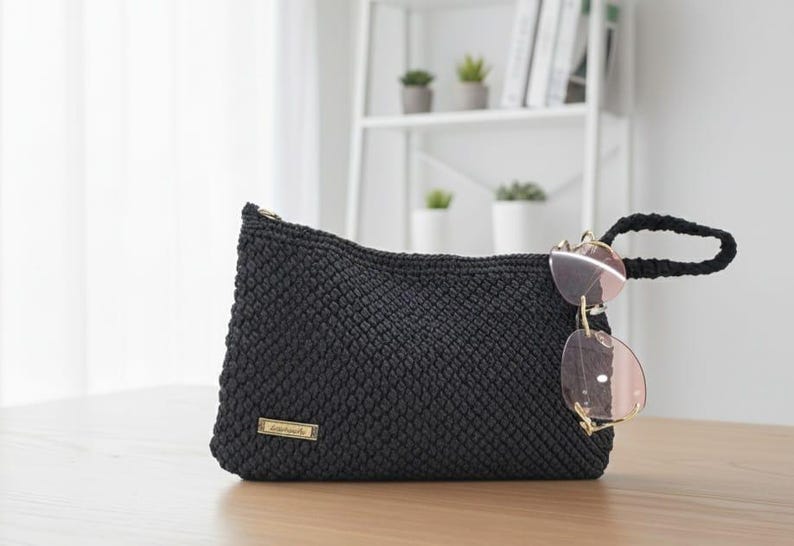 Crochet Bag, Handmade Convertible Shoulder Bag & Handbag, Elegant Purse, Gift for Her by SevalDesing