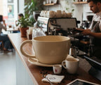 GIANT Ceramic Coffee Cup Planter | Oversized Cafe Decor Mug | Unique Statement Kitchen & Restaurant Decor