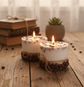 Coffee Bean Scented Candle,2 pcs set Handmade Paraffin Wax Decor, Home & Office Gift, Housewarming Present, Coffee Lover Gift, Cafe Decor Homeartparis production