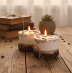 Coffee Bean Scented Candle,2 pcs set Handmade Paraffin Wax Decor, Home & Office Gift, Housewarming Present, Coffee Lover Gift, Cafe Decor Homeartparis production