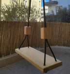 Decorative Hanging Seat, wooden swing, indoor / out door