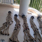 10 Arm Spider Rope Chandelier Rustic Multi Pendant Farmhouse Lighting Homeartparis production