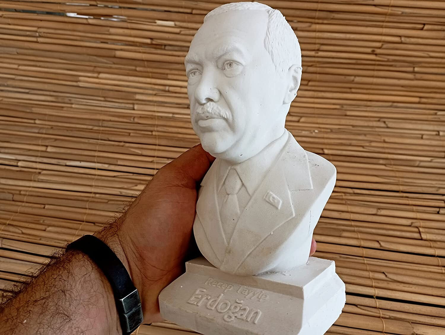 Recep Tayyip Erdogan Statue Bust Turkish President Historical Collectible Homeartparis production